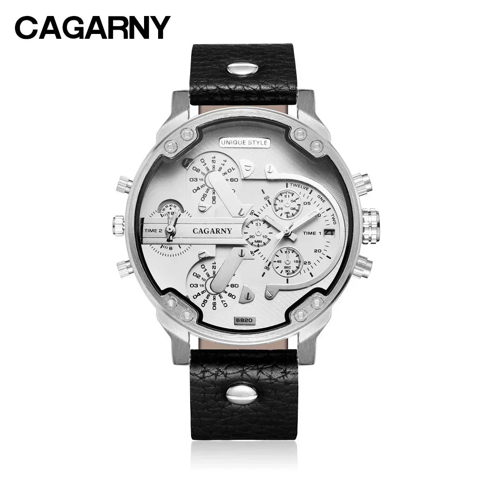 Classic Gold Men's Watch Top Brand Luxury | Large Dial Steel Band Quartz Wristwatch | 2026 Iced Out Watch Style | Relogio Masculino | Caratix - CaratixJewelry